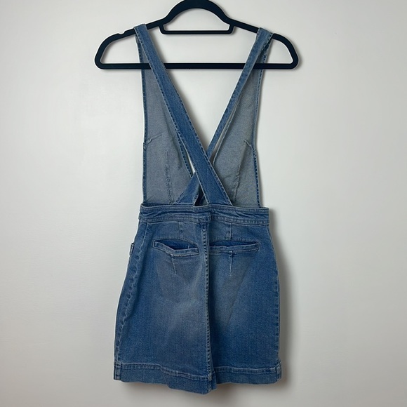 Free people denim pinafore dress size small - Picture 8 of 8